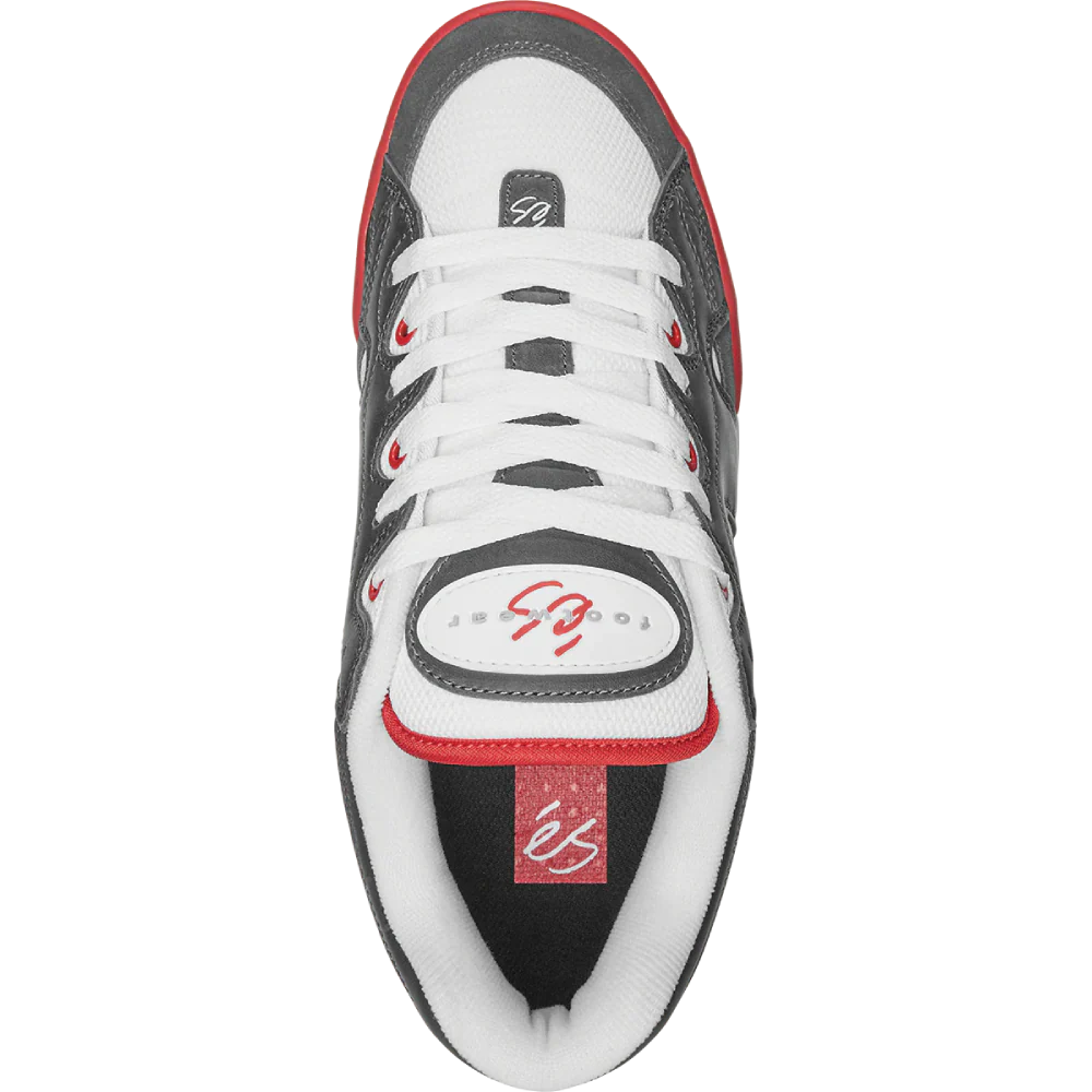 éS One Nine 7 Grey/White/Red - Image 3
