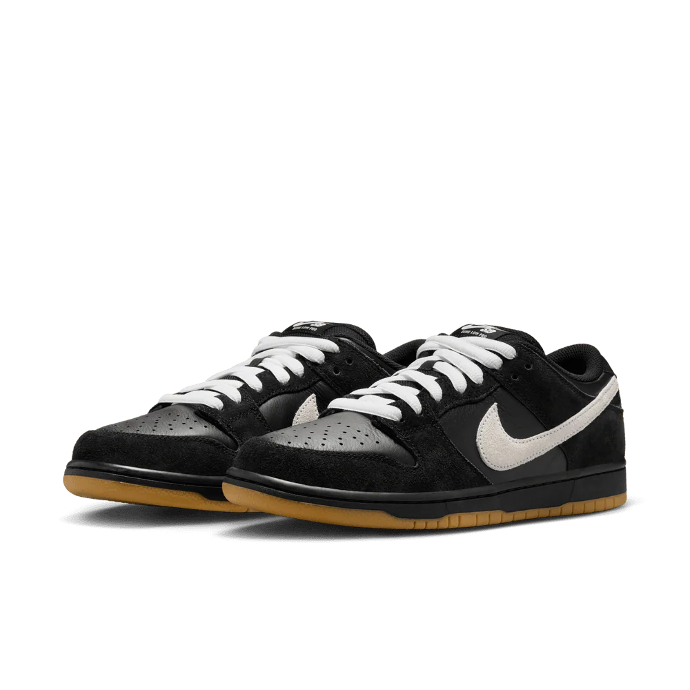 Nike Dunk SB Dunk Low Pro Black/White/Gum - Image 3