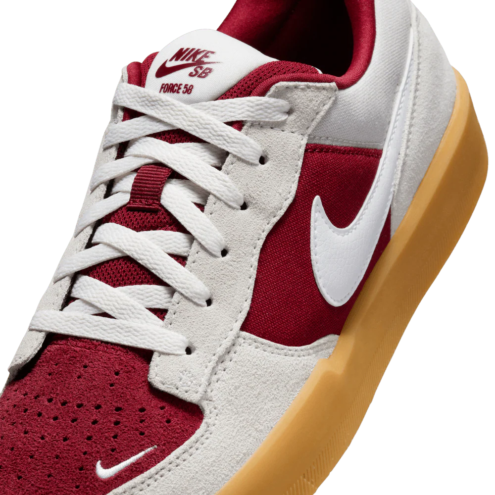 Nike SB Force 58 Team Red/White/Summit White - Image 4