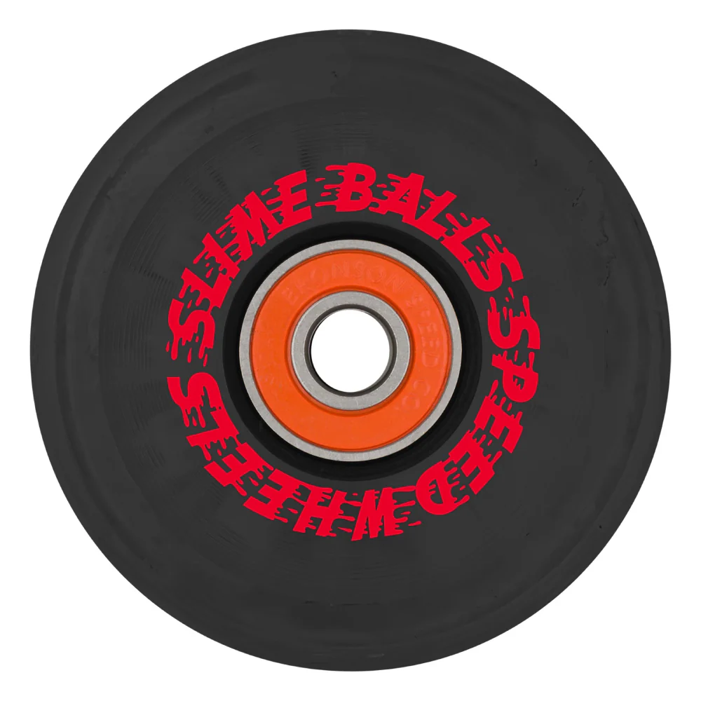 Slime Balls OG Slime Light Ups Flame Black 78a 66mm - Image 2