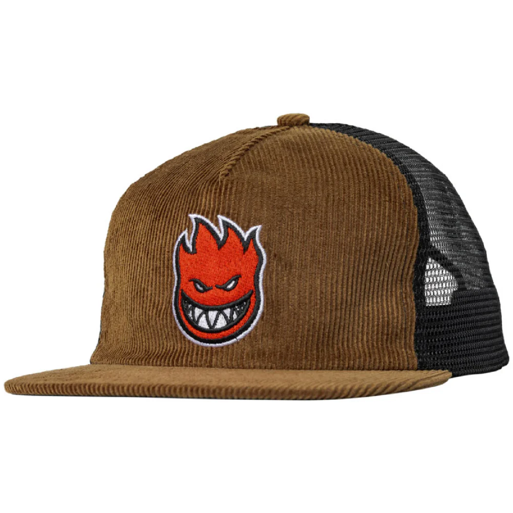 Spitfire Lil Bighead Fill Brown Corduroy Trucker Hat