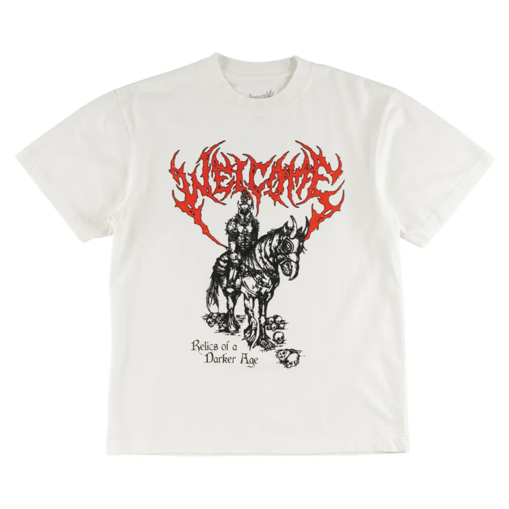 Welcome Relic Box Garment-Dyed T-Shirt White
